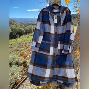 Mid - Plus Size Hooded Midi Shacket!
See measurements…